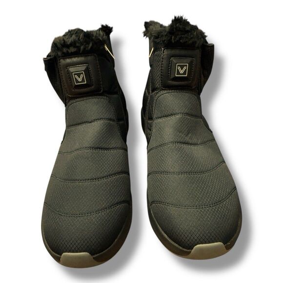 Volt Lava Heated Black Rechargeable Boot Slipper Indoor Outdoor Unisex M 12 W 11 - Picture 3 of 14